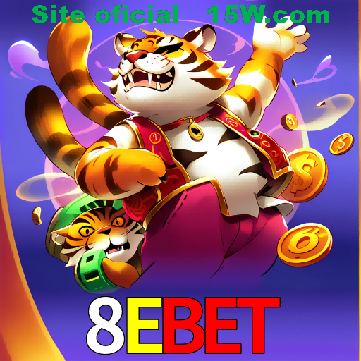 Imagem promocional da 8Ebet mostrando a plataforma e suas vantagens